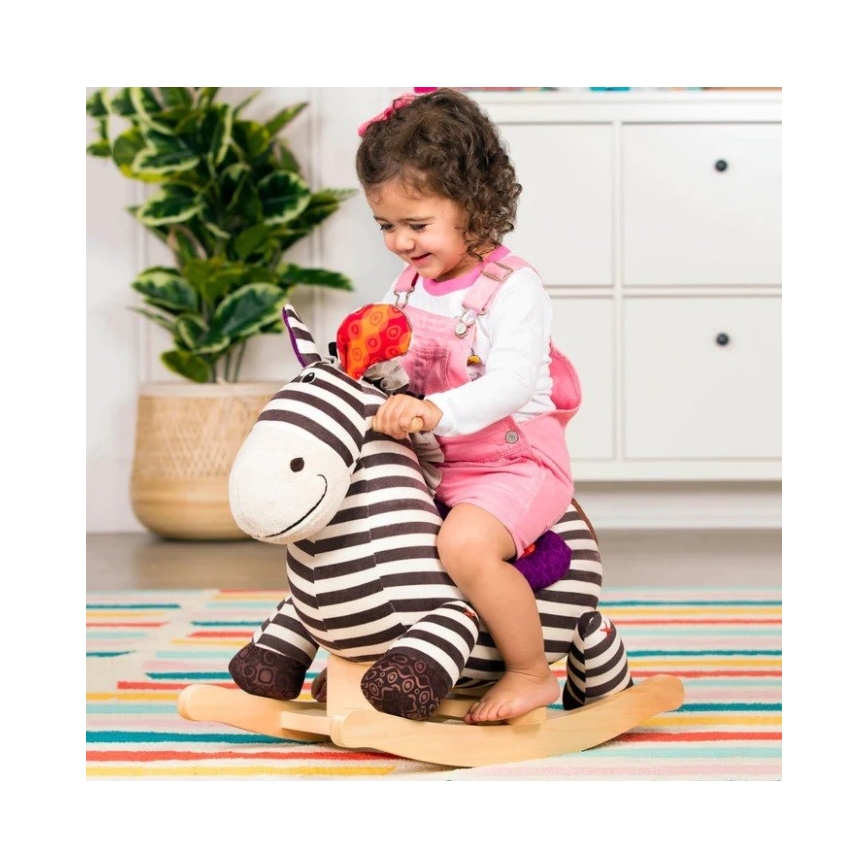 B-Toys - Šūpuļzebra KAZOO papele
