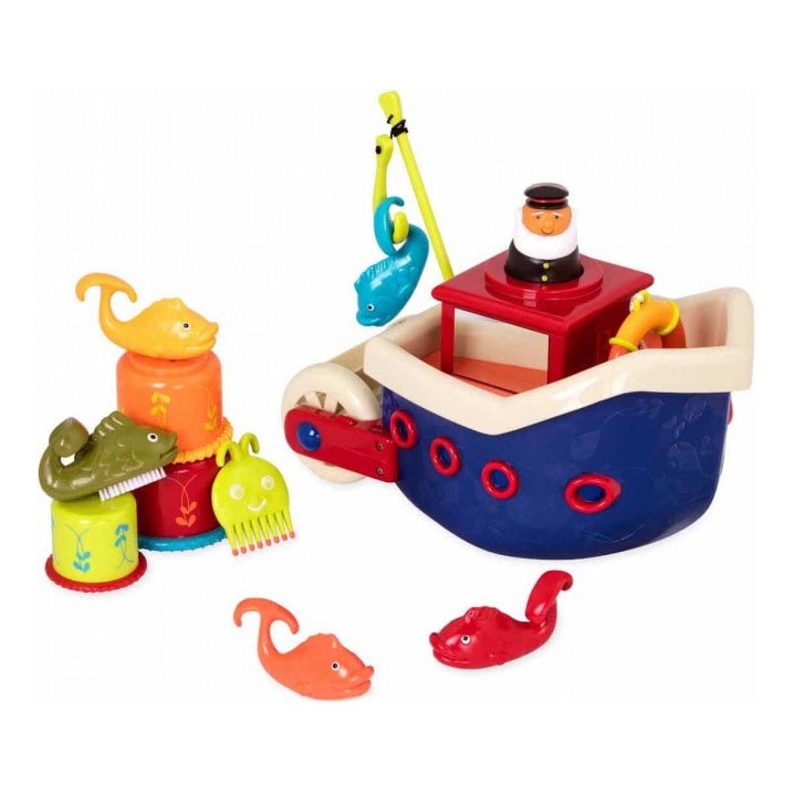 B-Toys - Vannas rotaļlietu komplekts FISH & SPLISH