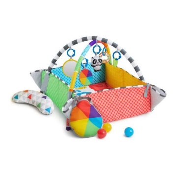 Baby Einstein - Bērnu aktivitātes paklājiņš 5in1 PATCH'S COLOR PLAYSPACE 3xAAA