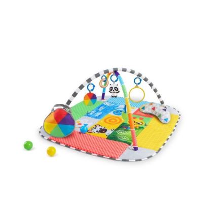 Baby Einstein - Bērnu aktivitātes paklājiņš 5in1 PATCH'S COLOR PLAYSPACE 3xAAA