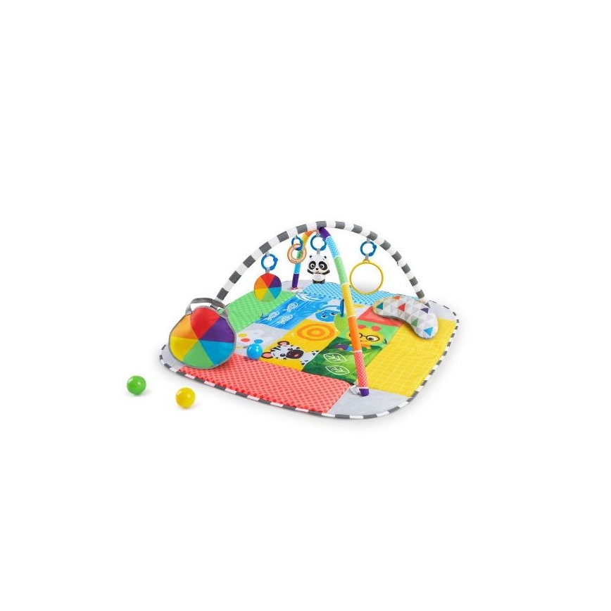 Baby Einstein - Bērnu aktivitātes paklājiņš 5in1 PATCH'S COLOR PLAYSPACE 3xAAA