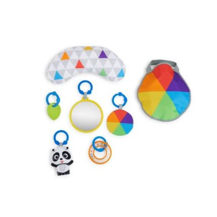 Baby Einstein - Bērnu aktivitātes paklājiņš 5in1 PATCH'S COLOR PLAYSPACE 3xAAA