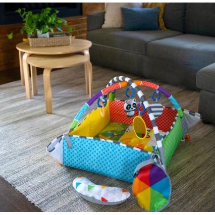 Baby Einstein - Bērnu aktivitātes paklājiņš 5in1 PATCH'S COLOR PLAYSPACE 3xAAA