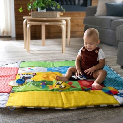 Baby Einstein - Bērnu aktivitātes paklājiņš 5in1 PATCH'S COLOR PLAYSPACE 3xAAA