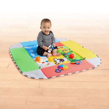 Baby Einstein - Bērnu aktivitātes paklājiņš 5in1 PATCH'S COLOR PLAYSPACE 3xAAA