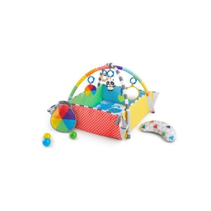 Baby Einstein - Bērnu aktivitātes paklājiņš 5in1 PATCH'S COLOR PLAYSPACE 3xAAA