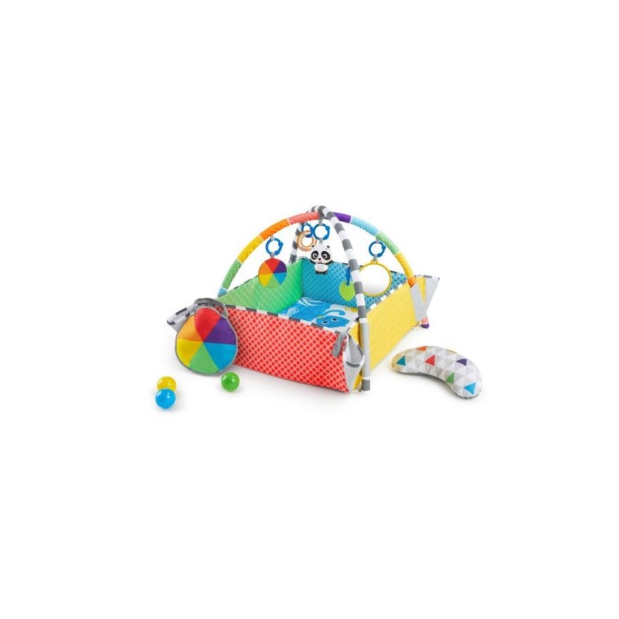 Baby Einstein - Bērnu aktivitātes paklājiņš 5in1 PATCH'S COLOR PLAYSPACE 3xAAA