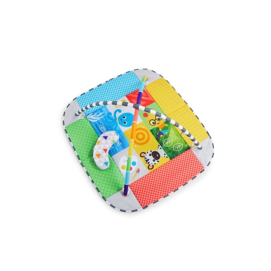 Baby Einstein - Bērnu aktivitātes paklājiņš 5in1 PATCH'S COLOR PLAYSPACE 3xAAA