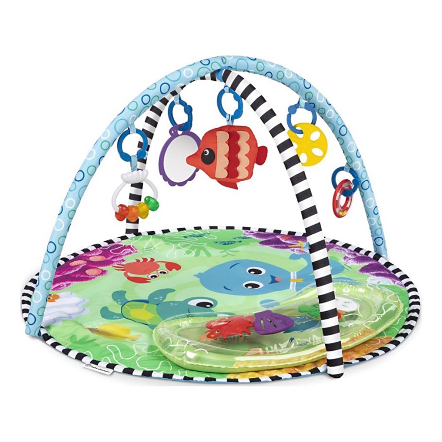 Baby Einstein - Bērnu aktivitātes paklājiņš ar ūdens paklāju 2in1 SEA FLOOR EXPLORERS