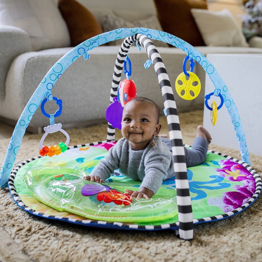 Baby Einstein - Bērnu aktivitātes paklājiņš ar ūdens paklāju 2in1 SEA FLOOR EXPLORERS