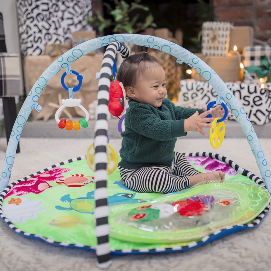 Baby Einstein - Bērnu aktivitātes paklājiņš ar ūdens paklāju 2in1 SEA FLOOR EXPLORERS