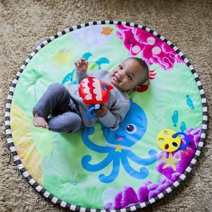 Baby Einstein - Bērnu aktivitātes paklājiņš ar ūdens paklāju 2in1 SEA FLOOR EXPLORERS
