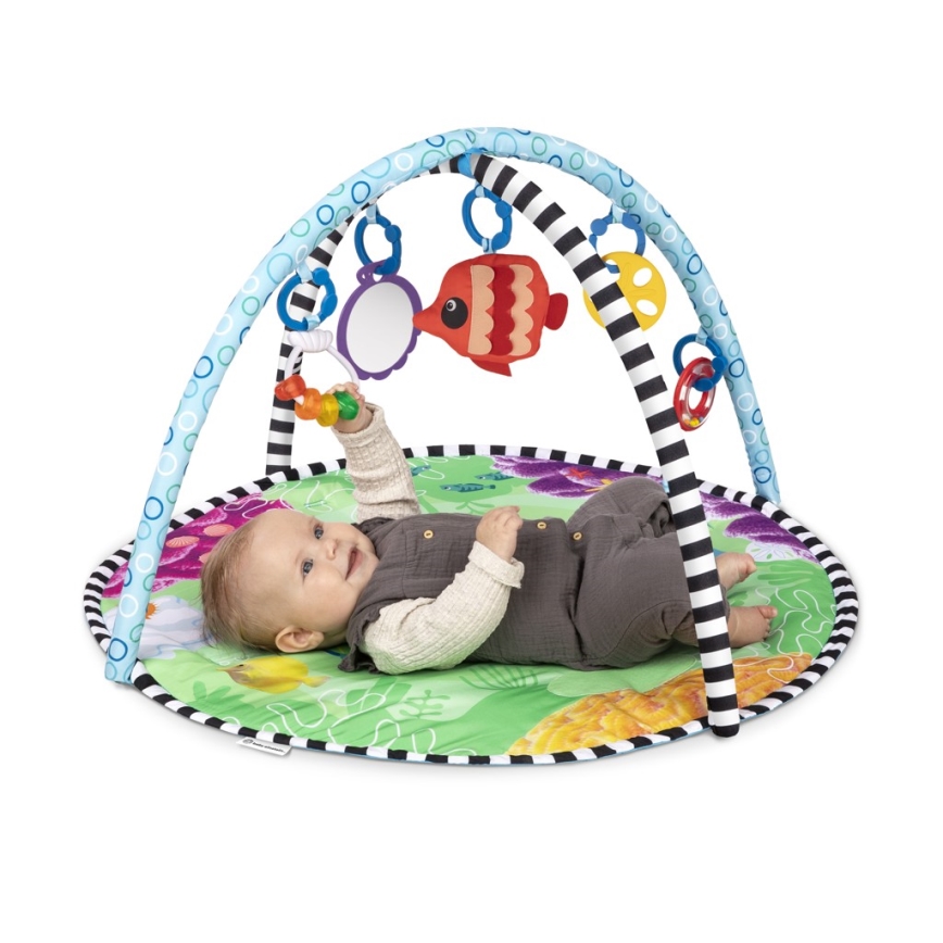 Baby Einstein - Bērnu aktivitātes paklājiņš ar ūdens paklāju 2in1 SEA FLOOR EXPLORERS