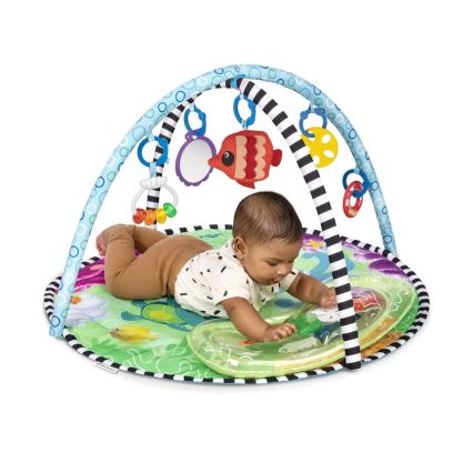 Baby Einstein - Bērnu aktivitātes paklājiņš ar ūdens paklāju 2in1 SEA FLOOR EXPLORERS