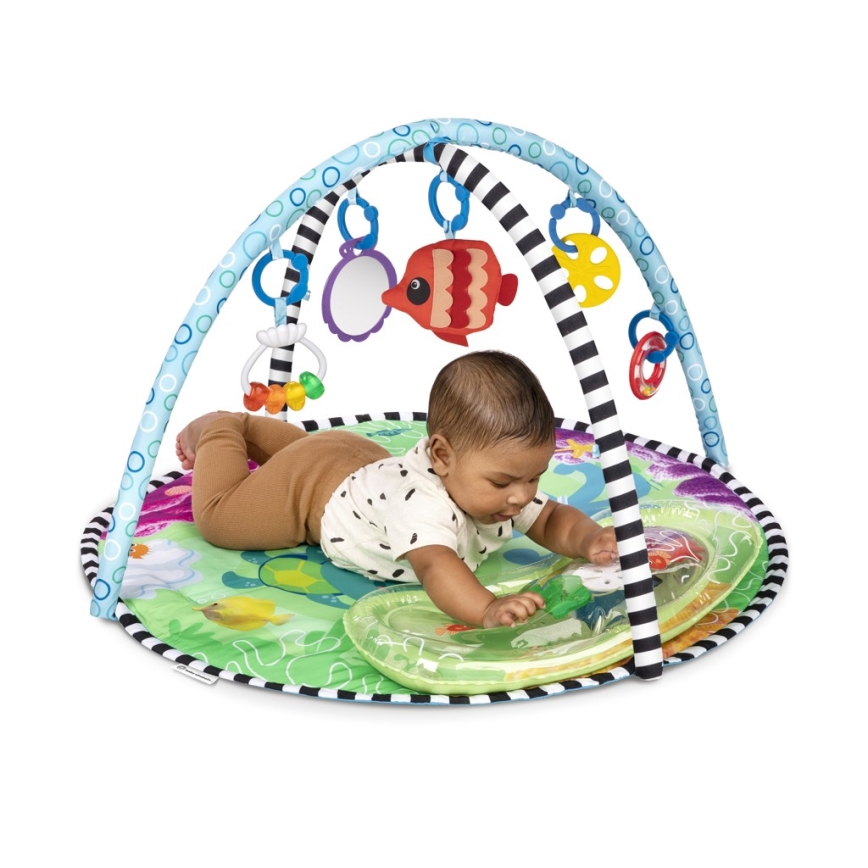 Baby Einstein - Bērnu aktivitātes paklājiņš ar ūdens paklāju 2in1 SEA FLOOR EXPLORERS