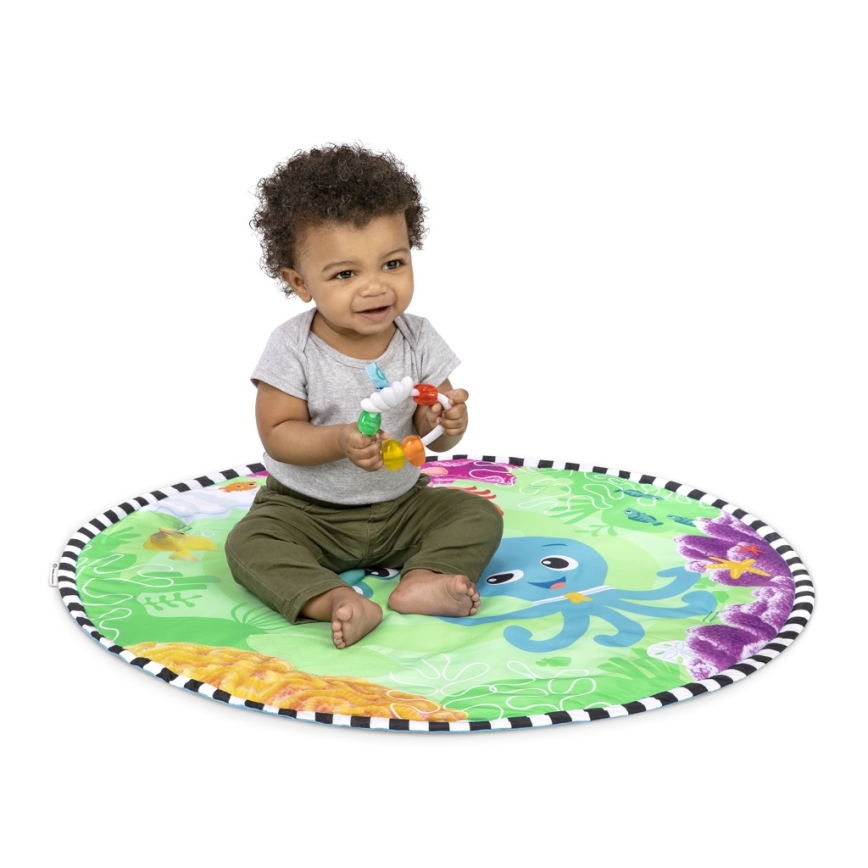 Baby Einstein - Bērnu aktivitātes paklājiņš ar ūdens paklāju 2in1 SEA FLOOR EXPLORERS