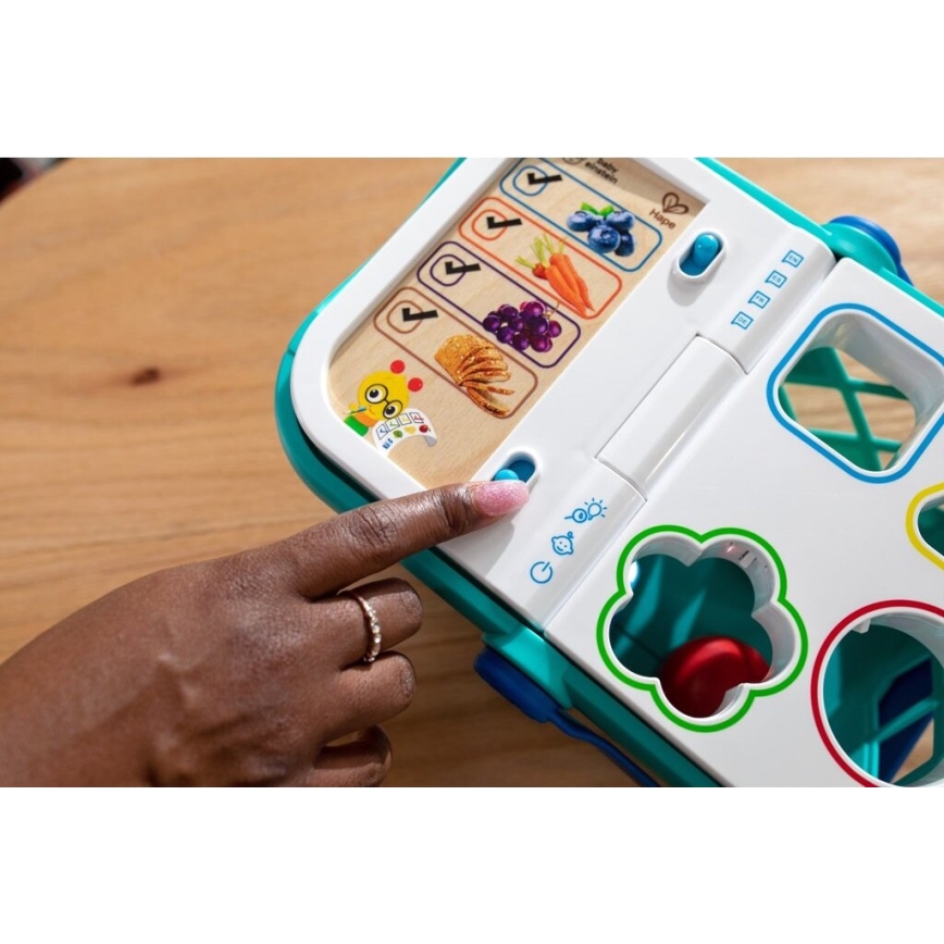 Baby Einstein - Bērnu interaktīvais iepirkumu grozs MAGIC TOUCH HAPE 3xAAA