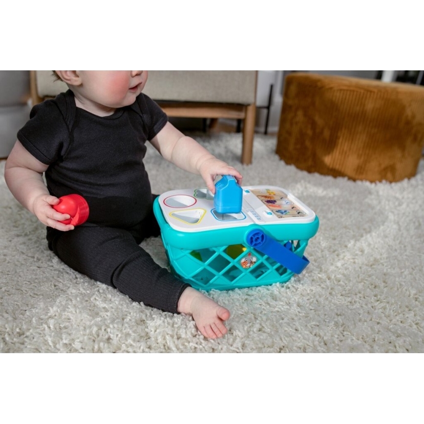 Baby Einstein - Bērnu interaktīvais iepirkumu grozs MAGIC TOUCH HAPE 3xAAA