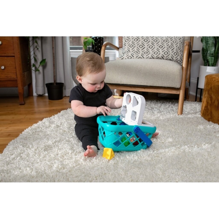 Baby Einstein - Bērnu interaktīvais iepirkumu grozs MAGIC TOUCH HAPE 3xAAA