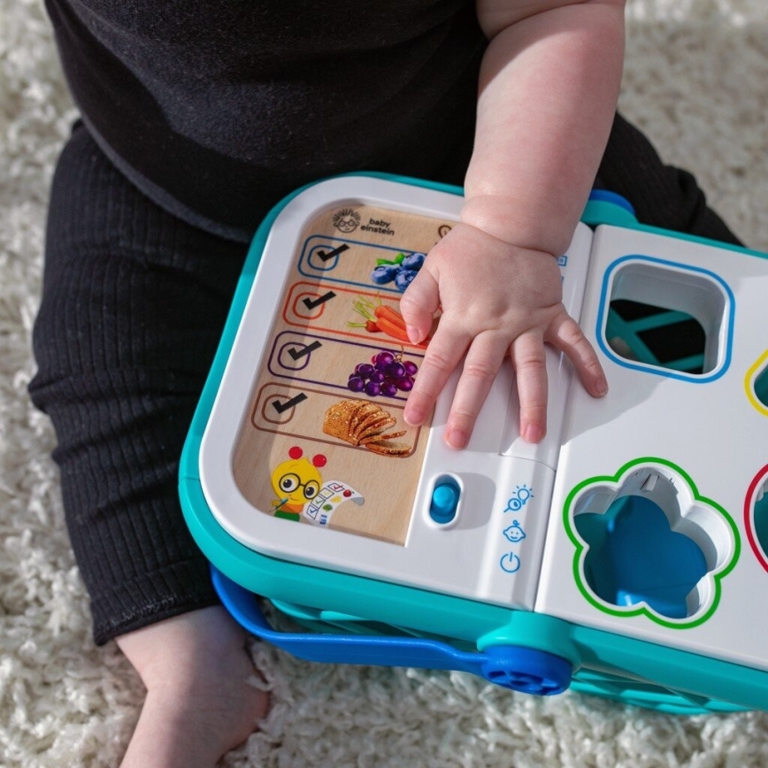 Baby Einstein - Bērnu interaktīvais iepirkumu grozs MAGIC TOUCH HAPE 3xAAA