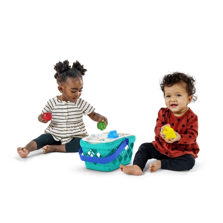 Baby Einstein - Bērnu interaktīvais iepirkumu grozs MAGIC TOUCH HAPE 3xAAA
