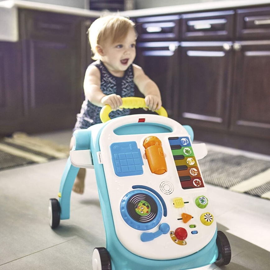 Baby Einstein - Bērnu staigulītis ar aktivitātēm 4in1 MUSICAL MIX ‘N ROLL 3xAA