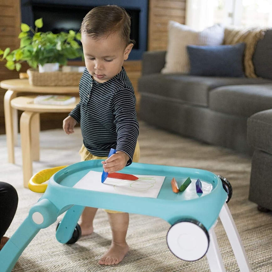 Baby Einstein - Bērnu staigulītis ar aktivitātēm 4in1 MUSICAL MIX ‘N ROLL 3xAA