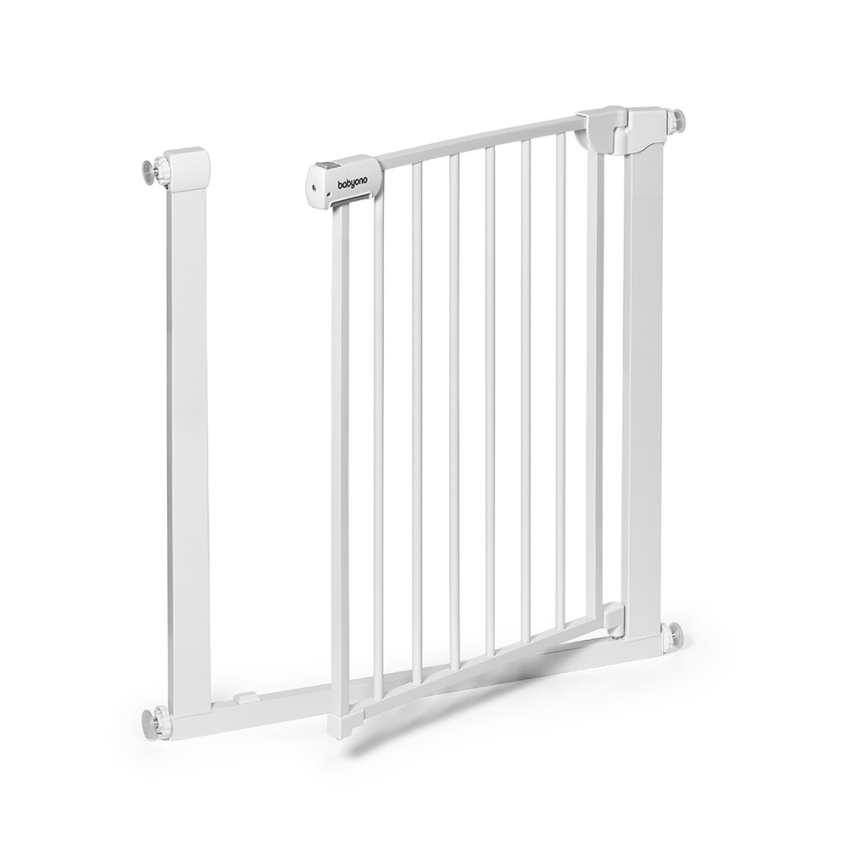 BabyOno - Drošības vārti 75-96 cm balti