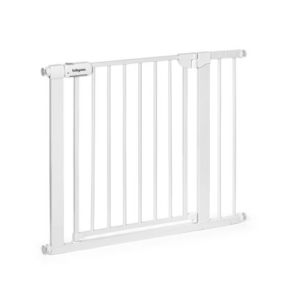 BabyOno - Drošības vārti 75-96 cm balti