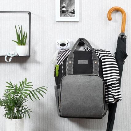 BabyOno - Pārtīšanas soma bērnu ratiņiem Oslo Style melna