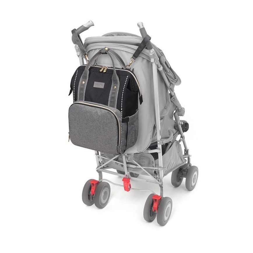 BabyOno - Pārtīšanas soma bērnu ratiņiem Oslo Style melna
