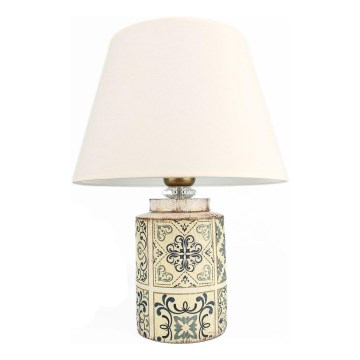 Bāla galda lampa RAMZES 1xE27/40W/230V