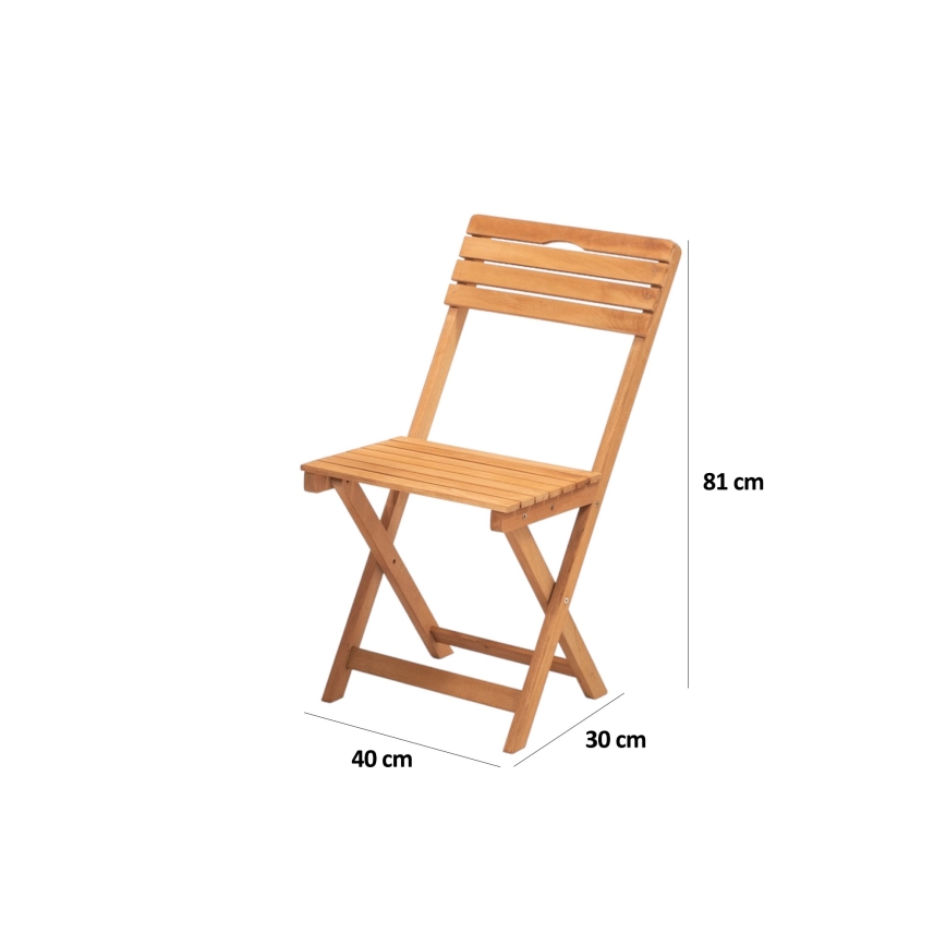 Balkona komplekts ar spilveniem, ozols