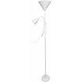 Balta grīdas lampa WENDY 1xE27/100W/230V + 1xE14/40W