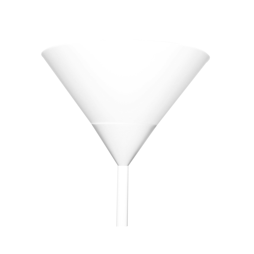 Balta grīdas lampa WENDY 1xE27/100W/230V + 1xE14/40W