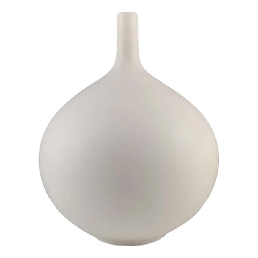 Balta keramikas vāze, 24 cm