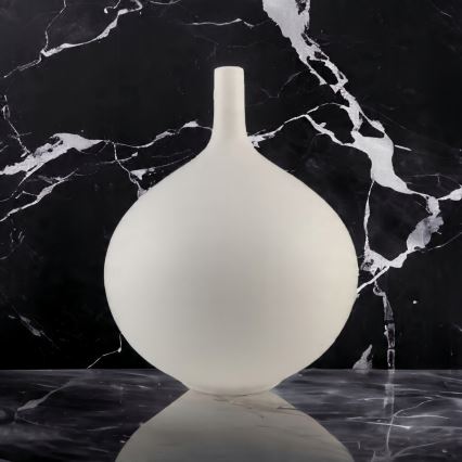 Balta keramikas vāze, 24 cm