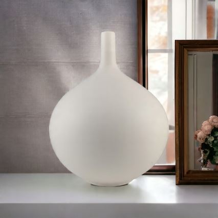 Balta keramikas vāze, 24 cm
