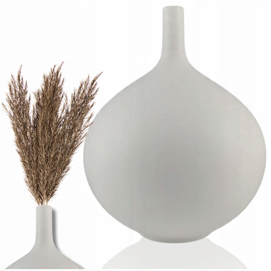 Balta keramikas vāze, 24 cm