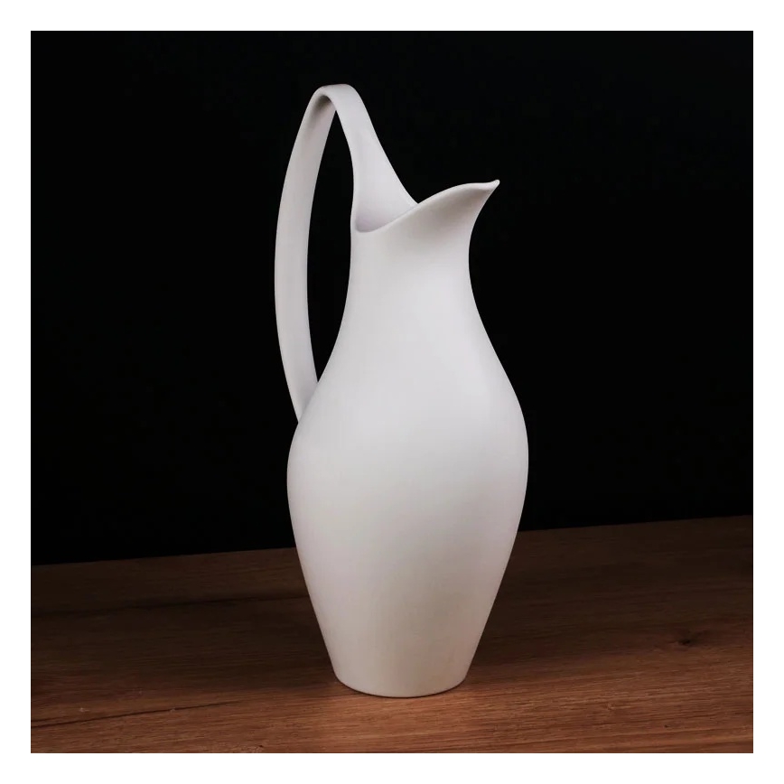 Balta keramikas vāze 33x17x19 cm