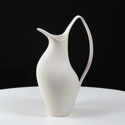 Balta keramikas vāze 33x17x19 cm