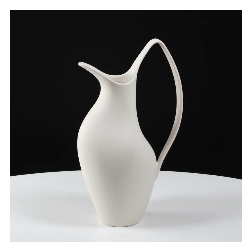 Balta keramikas vāze 33x17x19 cm