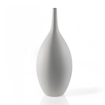 Balta keramikas vāze, 47 cm