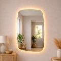 Baltica Design - LED vannas istabas sienas spogulis ar aizmugurējo apgaismojumu STONE CALM LED/15W/230V 2700K 90x60 cm IP65
