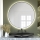 Baltica Design - LED vannas istabas sienas spogulis ar aizmugures apgaismojumu BRIGHT LED/15W/230V 4500K Ø 70 cm IP65 melns