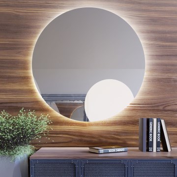 Baltica Design - LED vannas istabas sienas spogulis ar apgaismojumu BRIGHT LED/15W/230V 4500K Ø 90 cm IP65