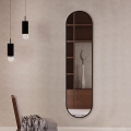 Baltica Design - Sienas spogulis TINY BORDER 155x40 cm melns