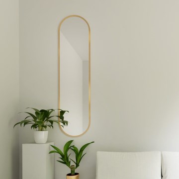 Baltica Design - Sienas spogulis TINY BORDER 155x40 cm, zeltains
