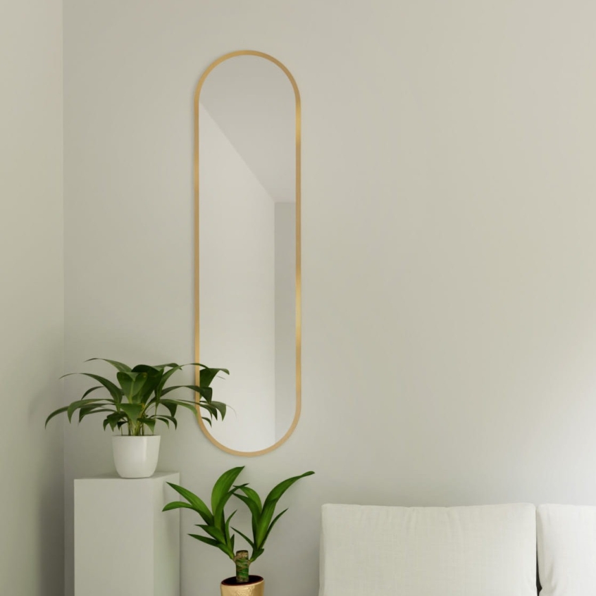 Baltica Design - Sienas spogulis TINY BORDER 155x40 cm, zeltains
