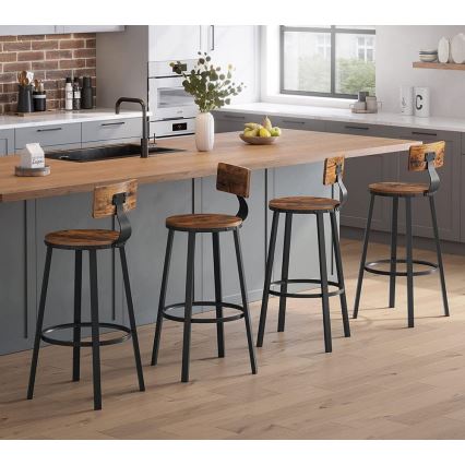 Bāra krēsls AVEN brūns/melns